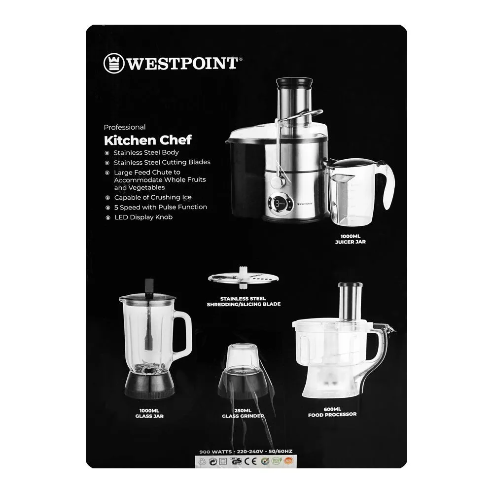 Comfortable casual west point professional kitchen chef, 900w, wf-1860