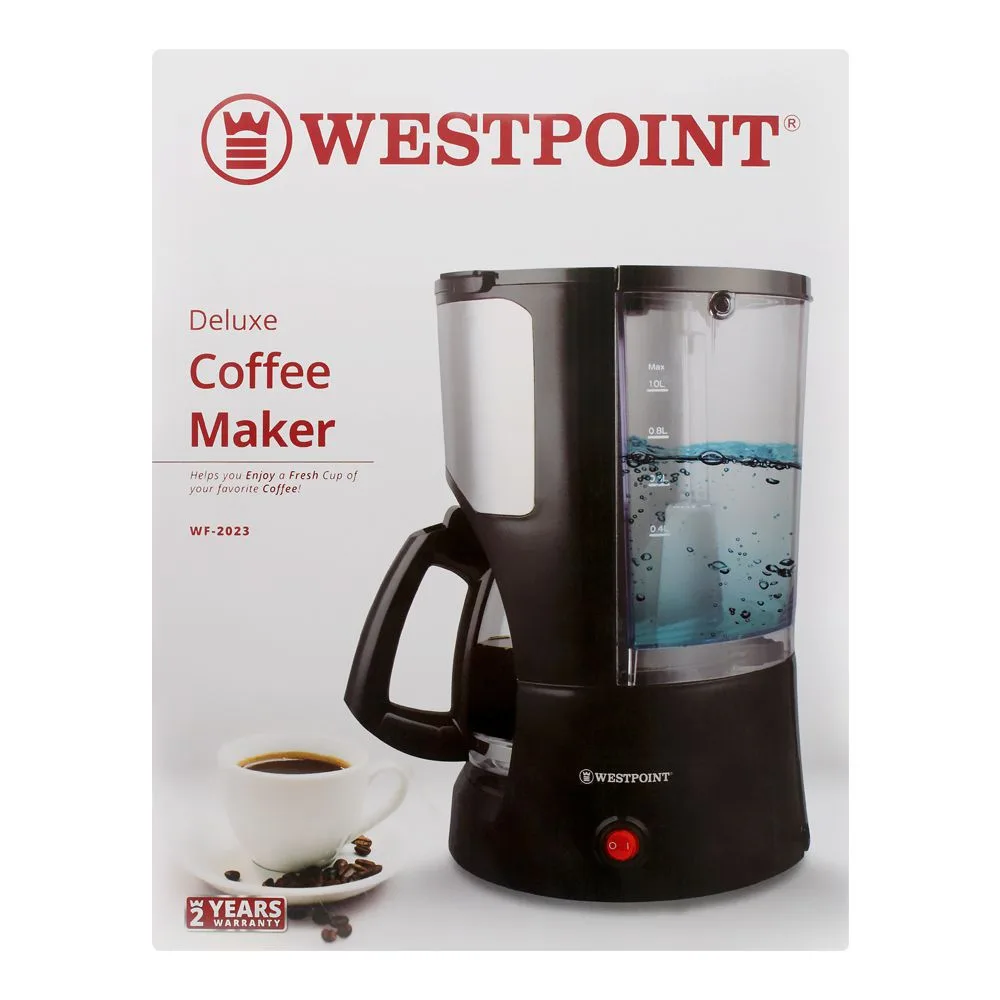 Comfortable casual westpoint coffee machine, 1 liter, 900w, wf-2023