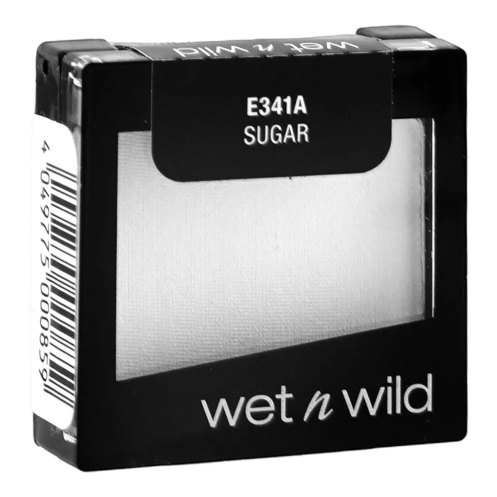 Side view of wet n wild color icon single eyeshadow, sugar, 1.7g
