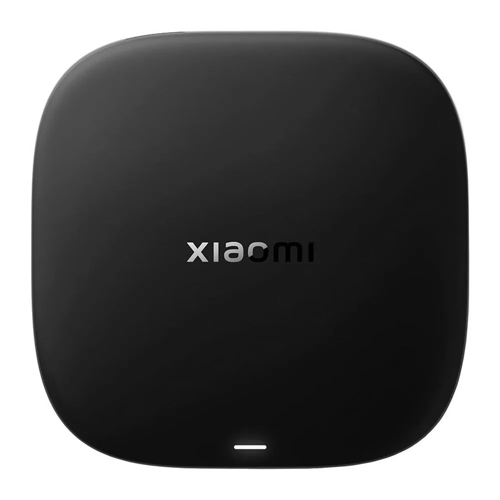 Side view of xiaomi mi 4k ultra hd tv box s 3rd gen, 2gb ram, 32gb storage, google tv operating system, mdz-32-aa