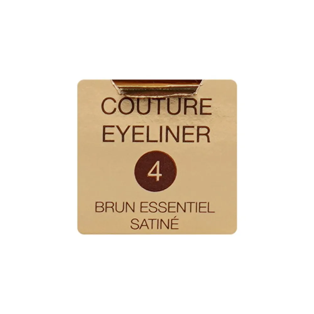 Front angle of yves saint laurent couture liquid eyeliner, 4 brun essentiel satine, 2.95ml
