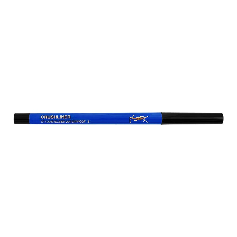 Yves Saint Laurent Crush Liner Stylo Waterproof Long-Wear Precise Eyeliner, 6 Bleu Enigmatique, 0.35g