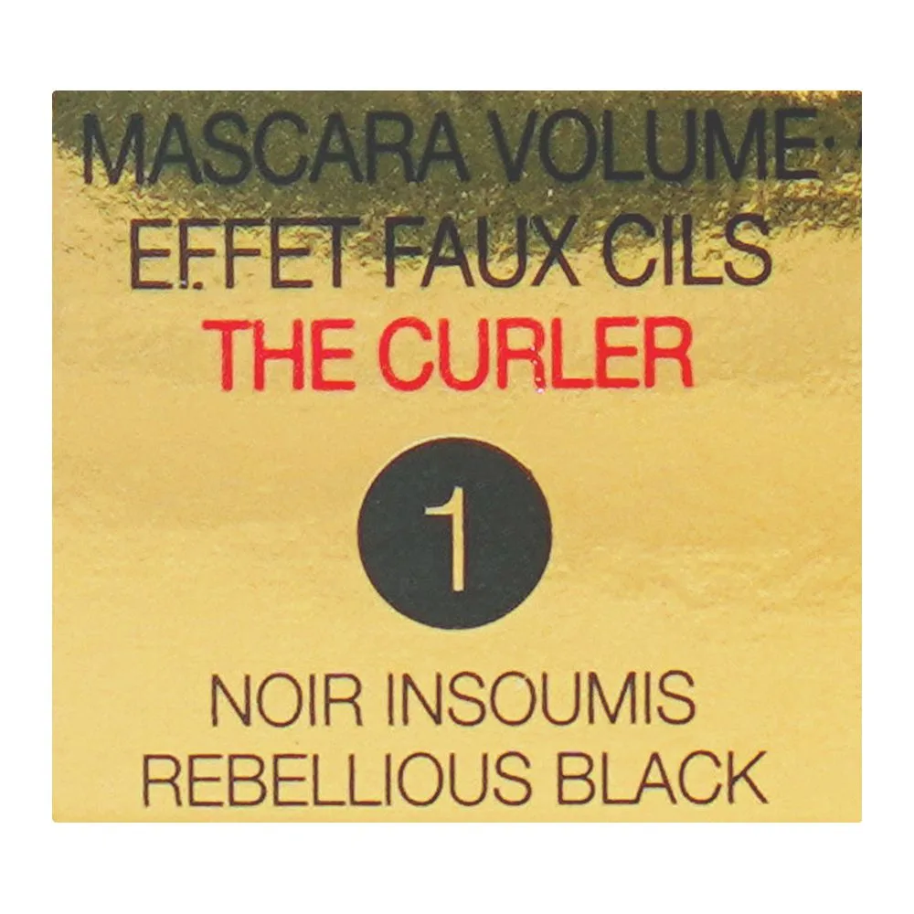 Front angle of yves saint laurent faux cils clean volume & length curling mascara, 6.6ml, 1 rebellious black