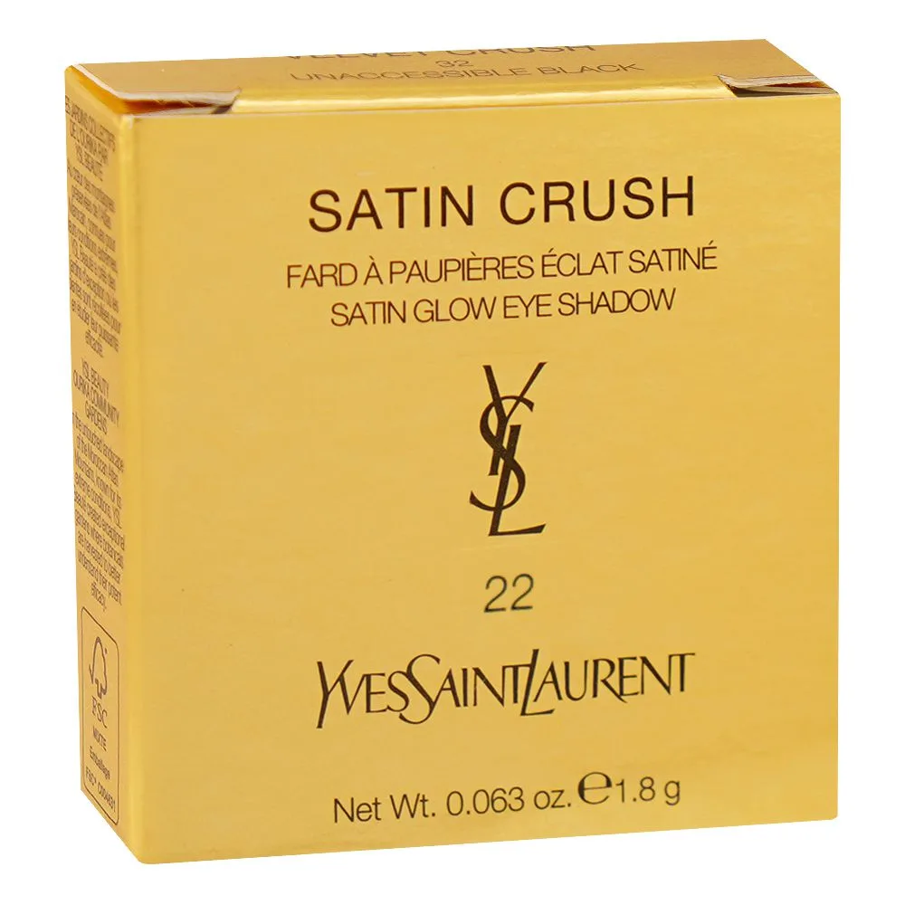 Comfortable casual yves saint laurent satin crush satin glow eyeshadow, 1.8g, 22 excive brown
