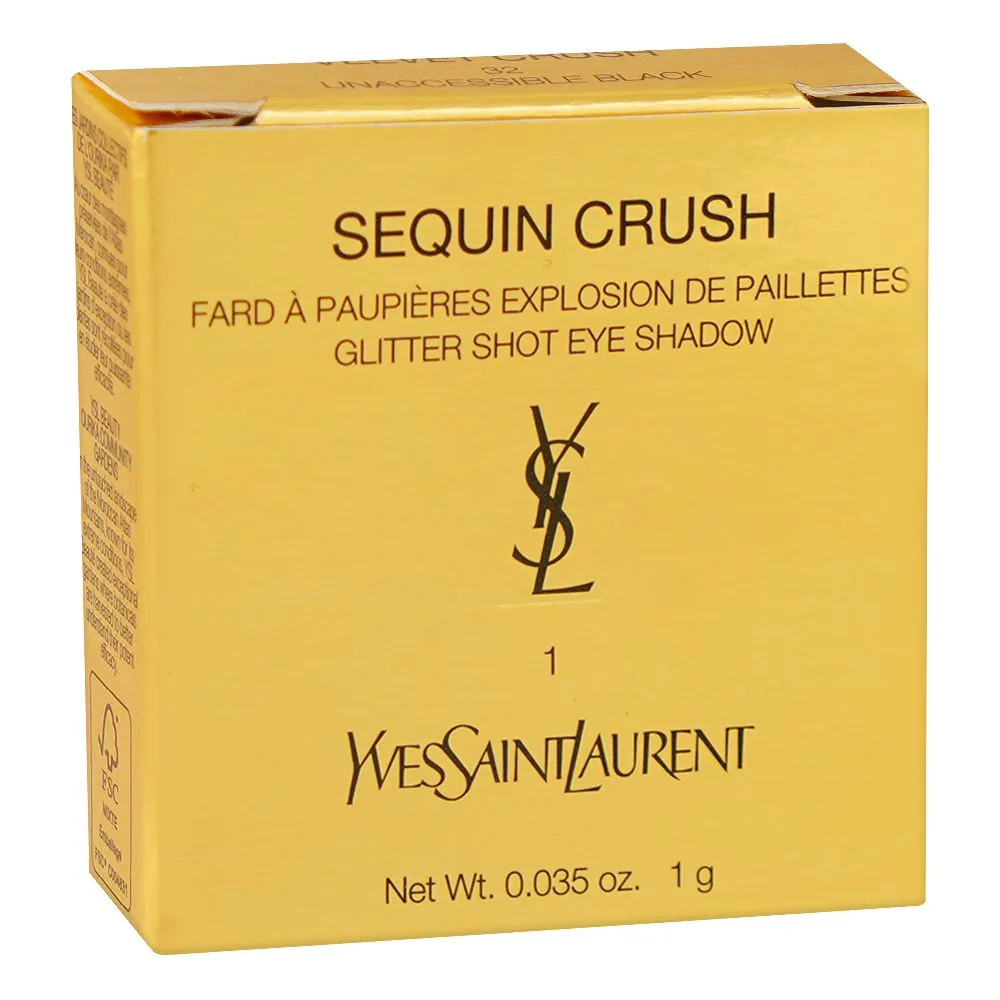 Comfortable casual yves saint laurent sequin crush glitter shot eyeshadow, 1g, 1 legendary gold