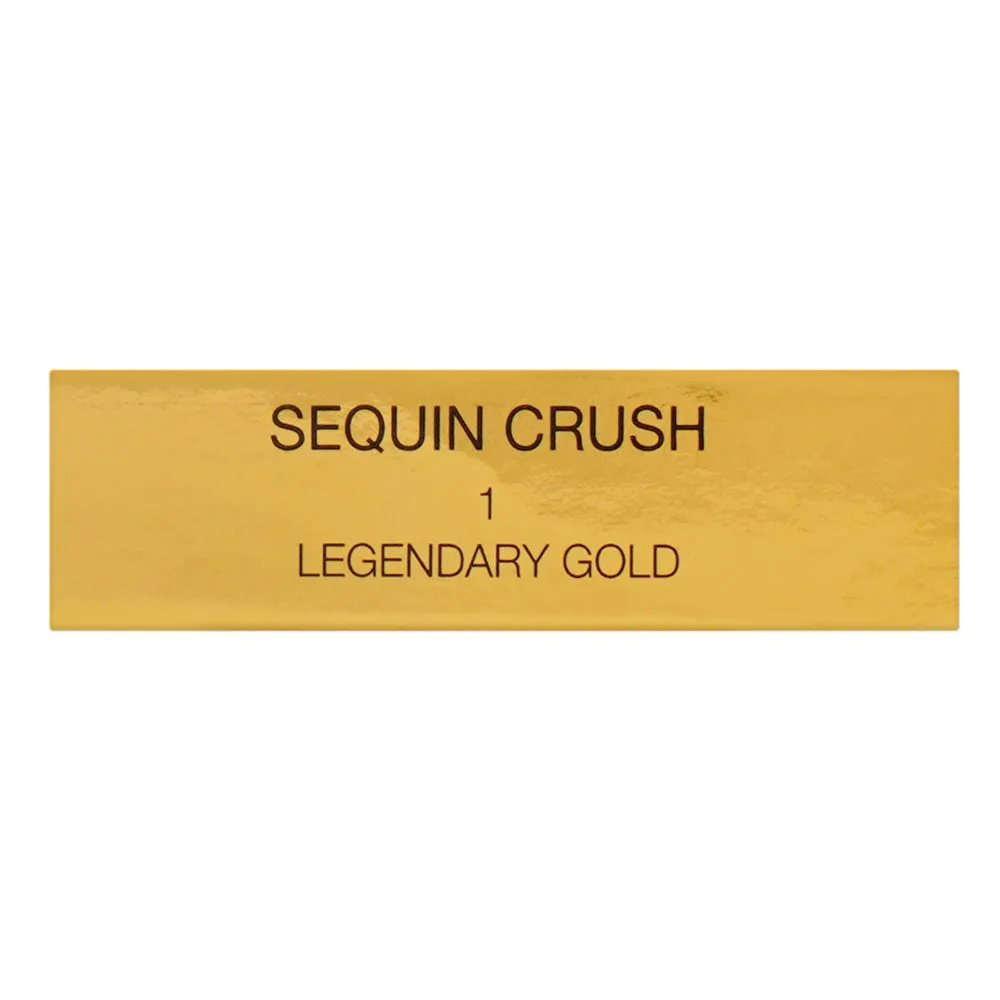 Close-up design of yves saint laurent sequin crush glitter shot eyeshadow, 1g, 1 legendary gold