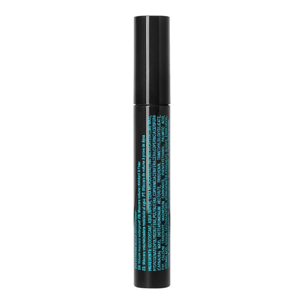 Comfortable casual zeena waterproof volume mascara, extreme black 010